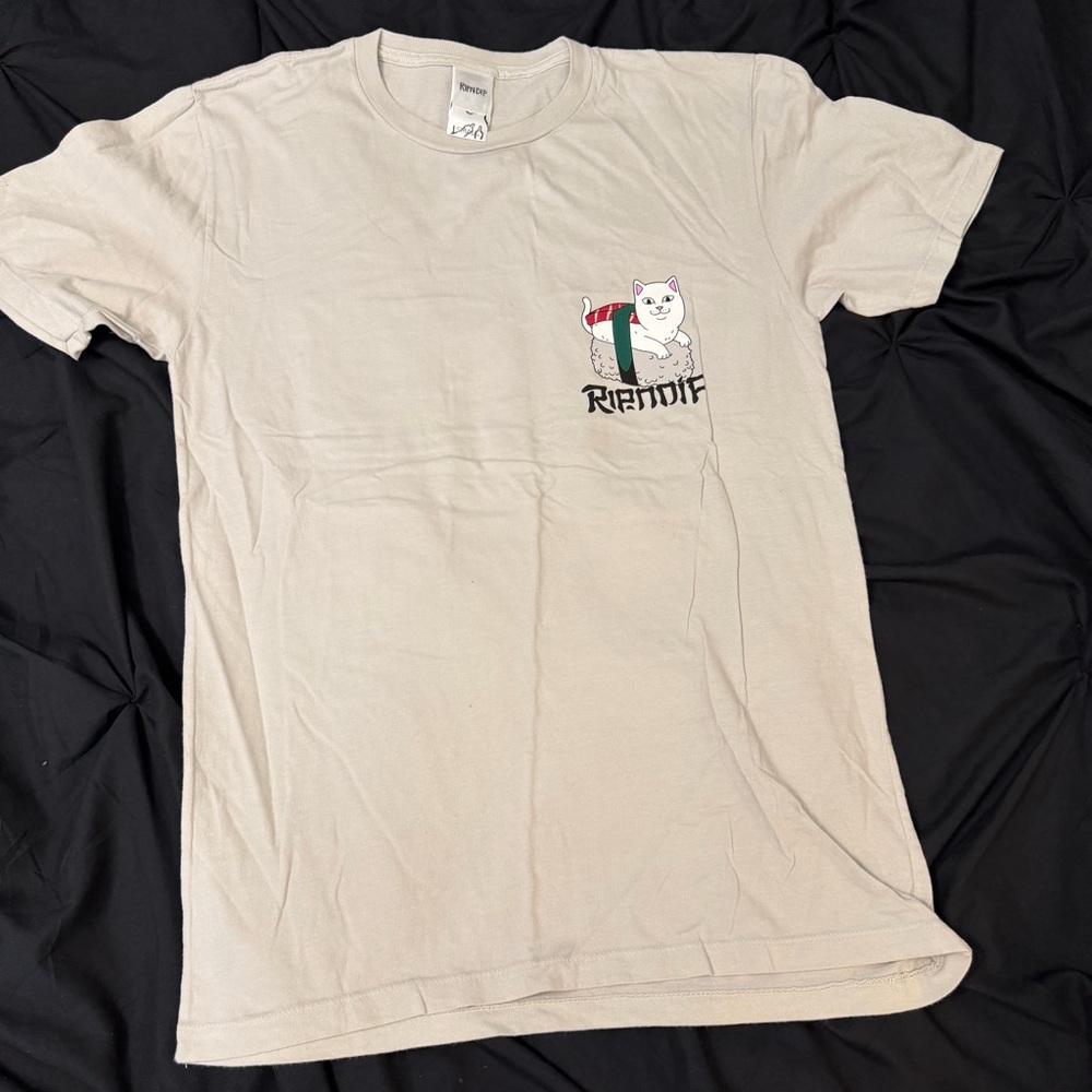 Ripndip Off-White Cat Graphic Tee